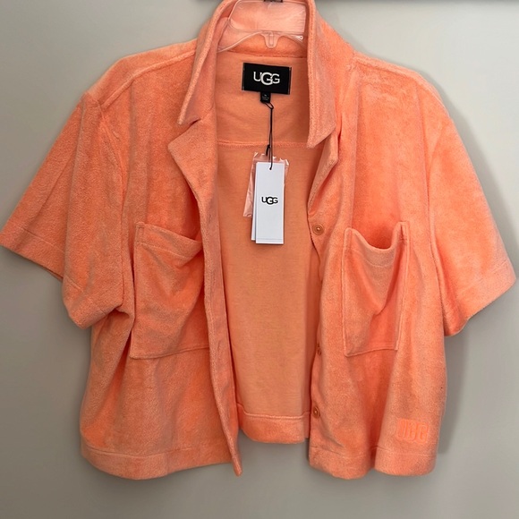 NWT UGG Saniyah SS Buttondown Shirt | XL - Picture 2 of 7